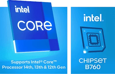 msi motherboard intel badge