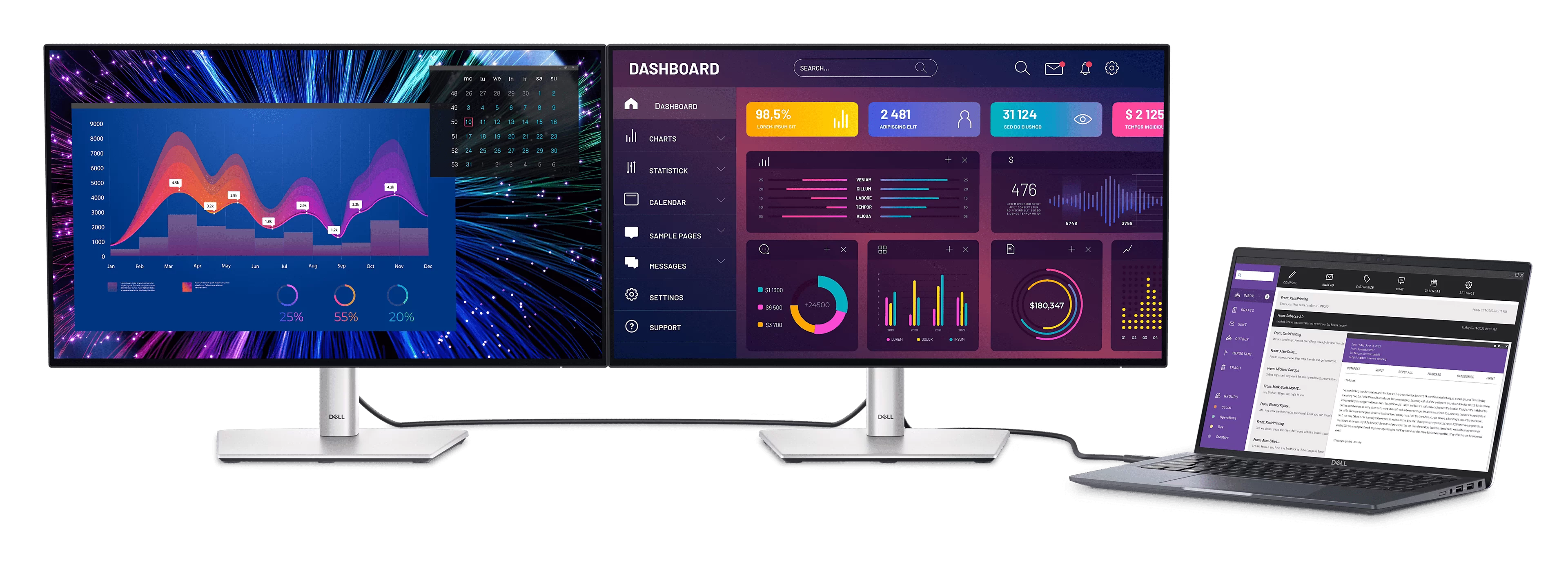 ultrasharp u2424he pdp daisy chain
