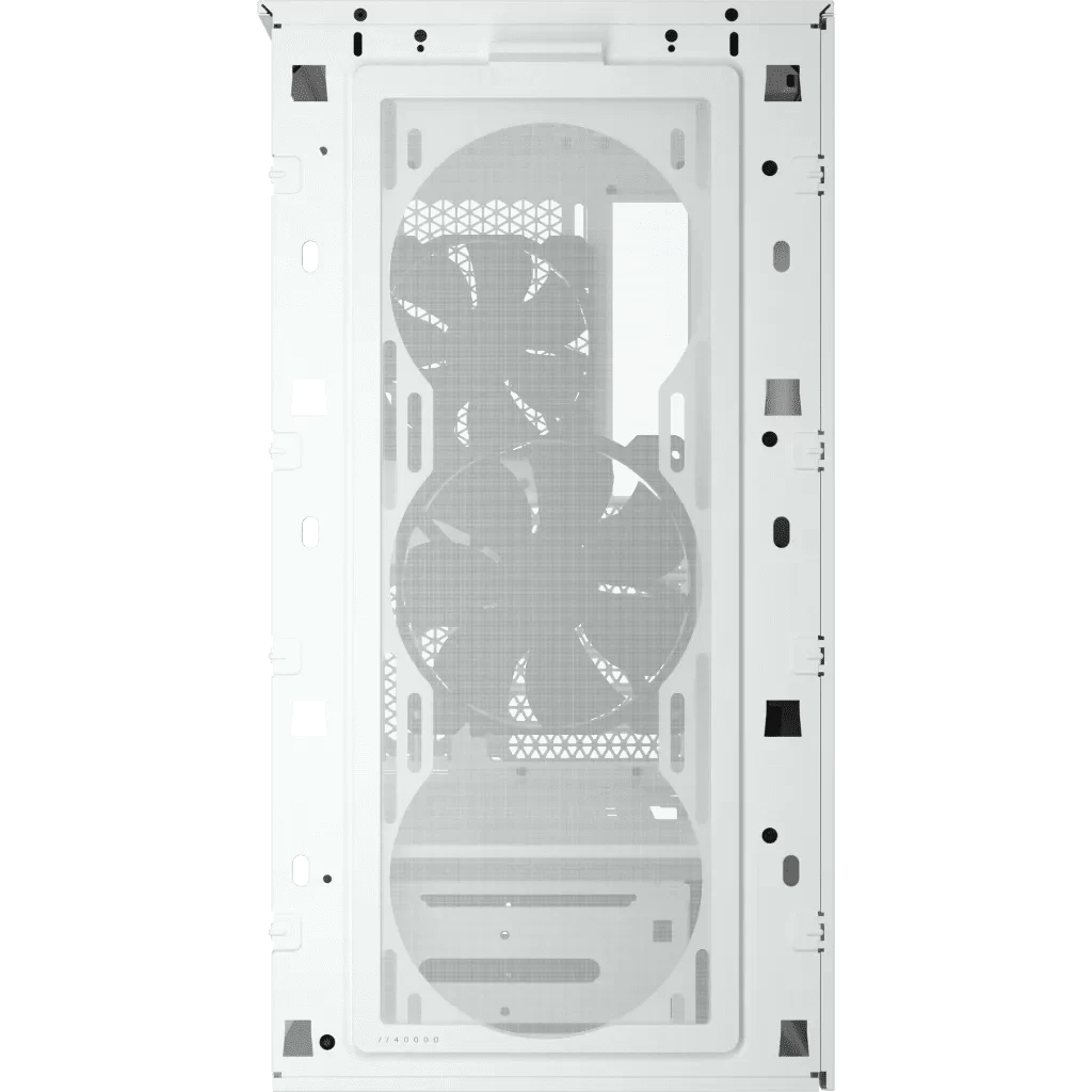 CORSAIR 4000D RGB Airflow White ATX Mid-Tower PC Case - 3x AF120 RGB ELITE Fans, iCUE Lighting Node PRO Controller, Mid Tower ATX 8 CORSAIR 4000D RGB Airflow White ATX Mid-Tower PC Case - 3x AF120 RGB ELITE Fans, iCUE Lighting Node PRO Controller, Mid Tower ATX - Ảnh 8