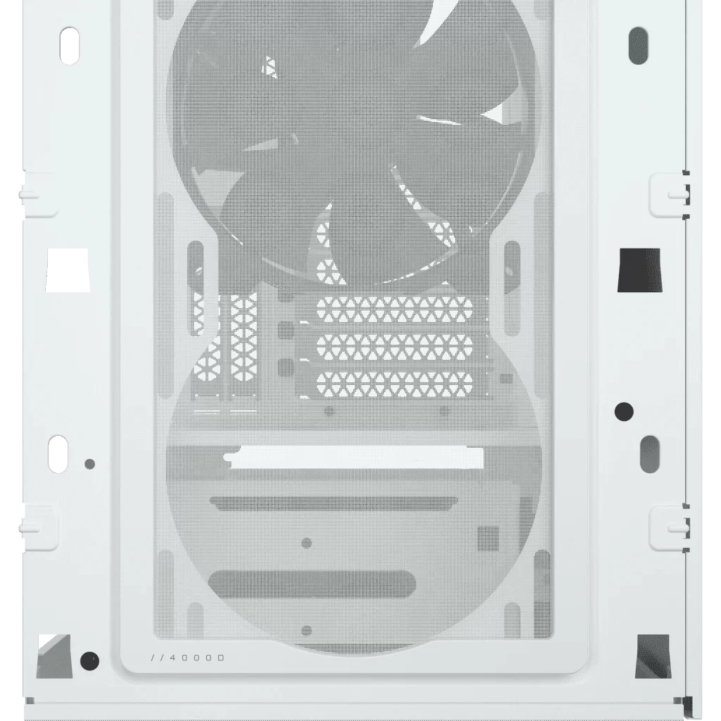 CORSAIR 4000D RGB Airflow White ATX Mid-Tower PC Case - 3x AF120 RGB ELITE Fans, iCUE Lighting Node PRO Controller, Mid Tower ATX 6 CORSAIR 4000D RGB Airflow White ATX Mid-Tower PC Case - 3x AF120 RGB ELITE Fans, iCUE Lighting Node PRO Controller, Mid Tower ATX - Ảnh 6