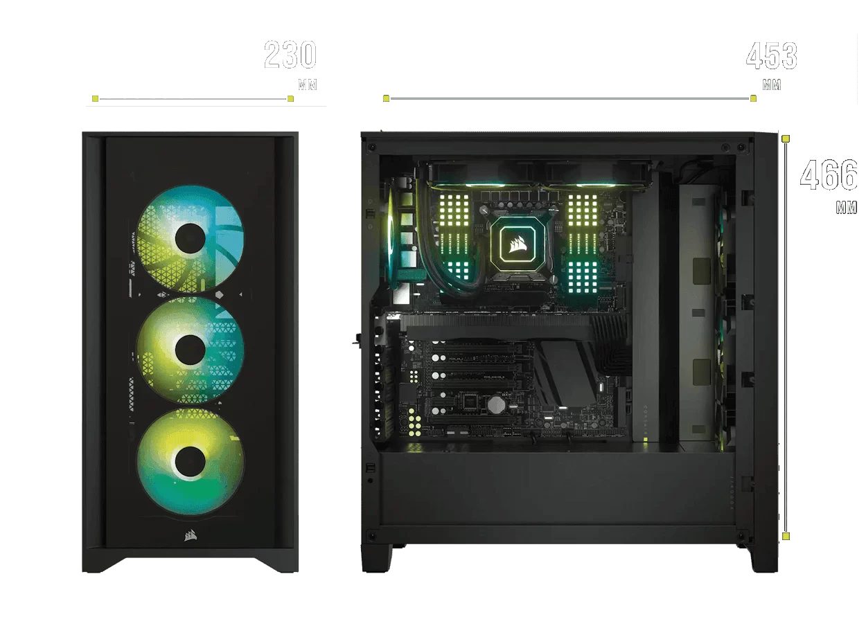4000X BLACK dimension