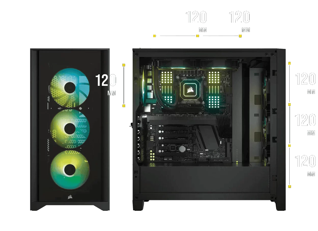 4000X BLACK fan 120