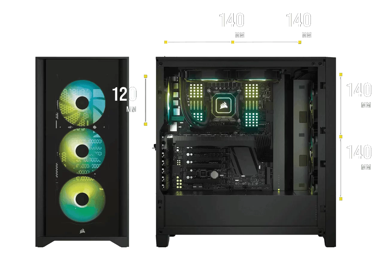 4000X BLACK fan 140