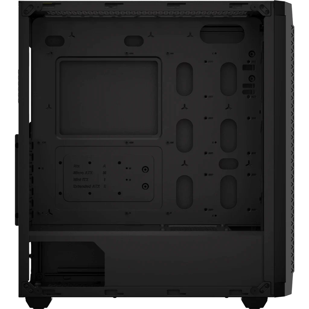 CORSAIR 480T Airflow Black, Tempered Glass, Mid Tower ATX PC Case 12 CORSAIR 480T Airflow Black, Tempered Glass, Mid Tower ATX PC Case - Ảnh 12