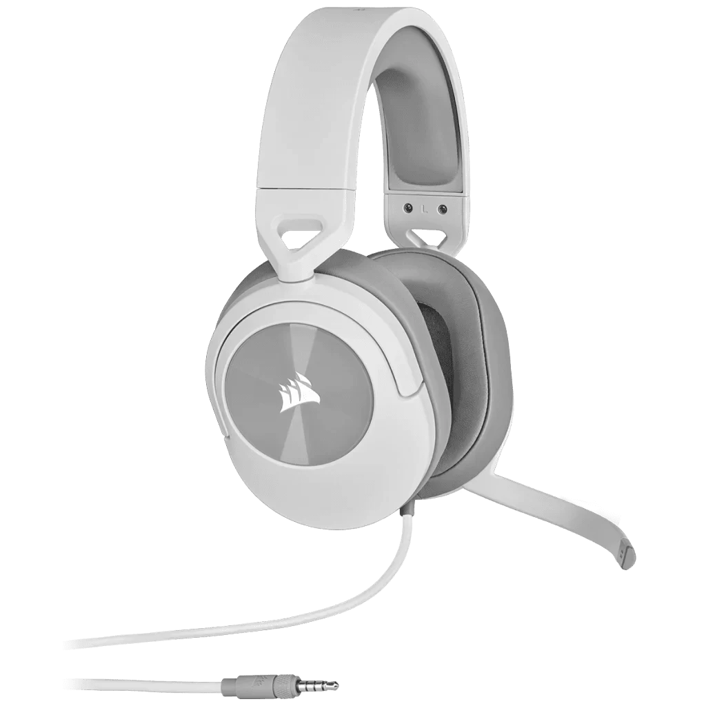 CORSAIR HS55 SURROUND Wired Gaming Headset - White (AP) 1 CORSAIR HS55 SURROUND Wired Gaming Headset - White (AP)