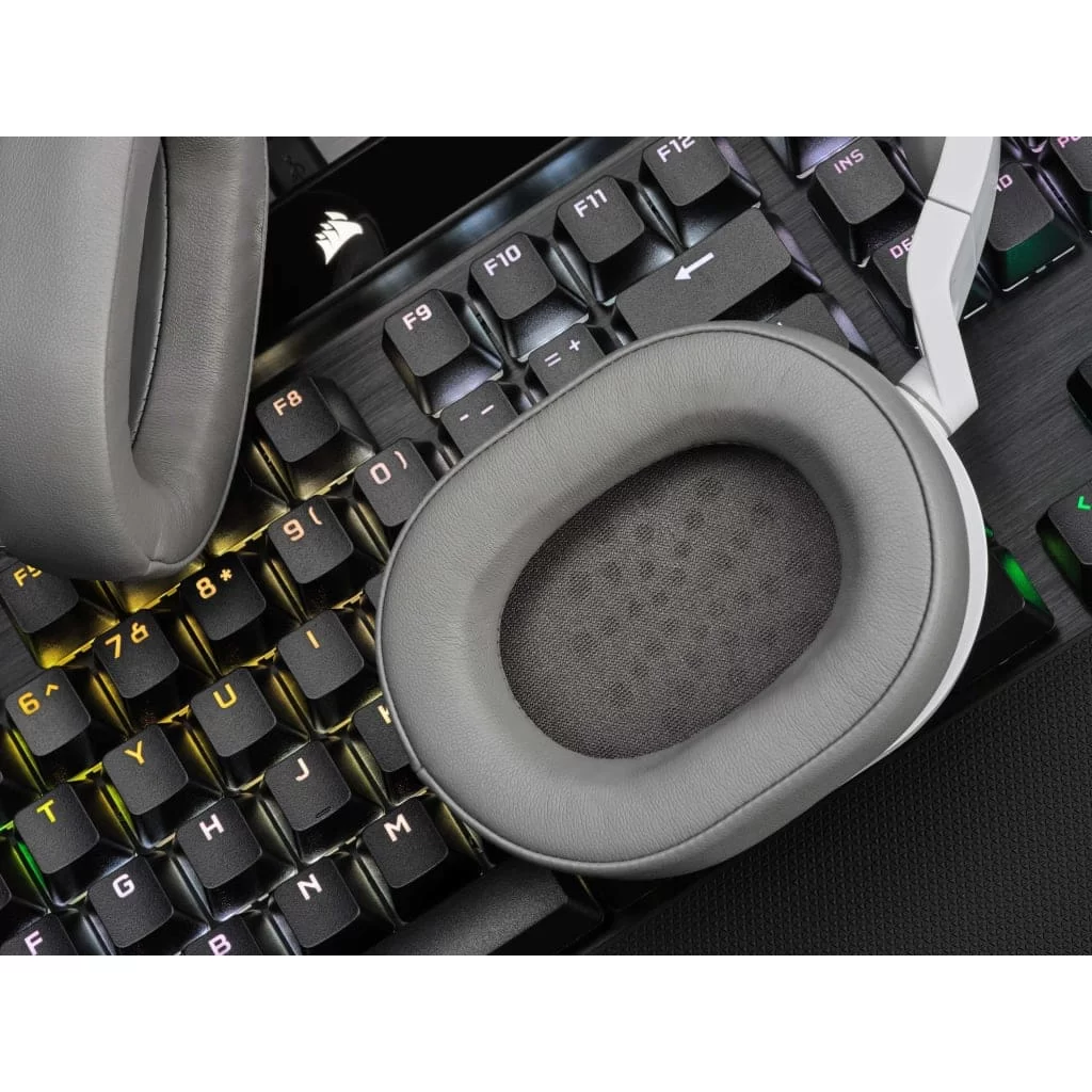 CORSAIR HS55 SURROUND Wired Gaming Headset - White (AP) 6 CORSAIR HS55 SURROUND Wired Gaming Headset - White (AP) - Ảnh 6