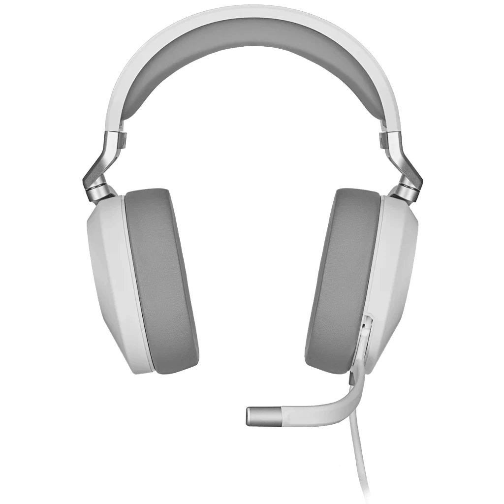 CORSAIR HS65 SURROUND Wired Gaming Headset - White (AP) 4 CORSAIR HS65 SURROUND Wired Gaming Headset - White (AP) - Ảnh 4