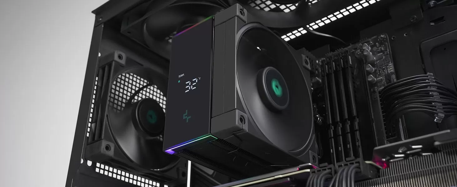 DeepCool AK500S Digital Display CPU Cooler page 1