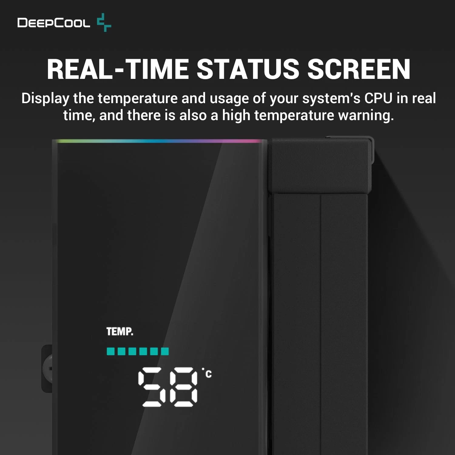 DeepCool AK500S Digital Display CPU Cooler page mb 2
