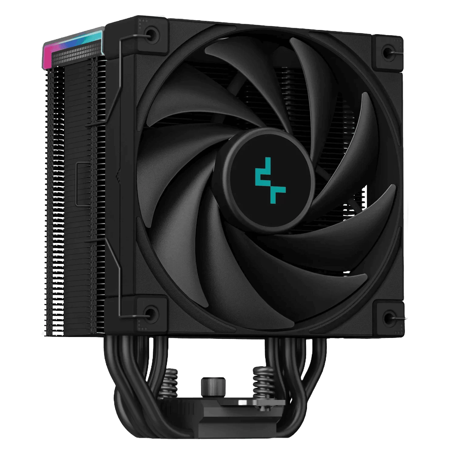DEEPCOOL AK500S DIGITAL Black CPU Air Cooler - Single Tower, Real-Time CPU Status Screen, 5 Offset Copper Heat Pipes, All Black Design 1 DEEPCOOL AK500S DIGITAL Black CPU Air Cooler - Single Tower, Real-Time CPU Status Screen, 5 Offset Copper Heat Pipes, All Black Design