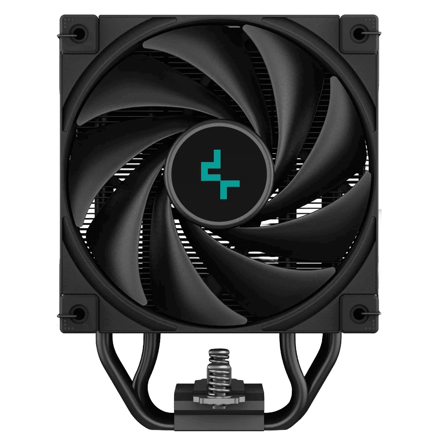 DEEPCOOL AK500S DIGITAL Black CPU Air Cooler - Single Tower, Real-Time CPU Status Screen, 5 Offset Copper Heat Pipes, All Black Design 10 DEEPCOOL AK500S DIGITAL Black CPU Air Cooler - Single Tower, Real-Time CPU Status Screen, 5 Offset Copper Heat Pipes, All Black Design - Ảnh 10