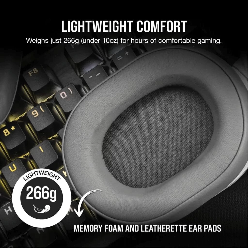 HS55 WIRELESS Gaming Headset White AP 3