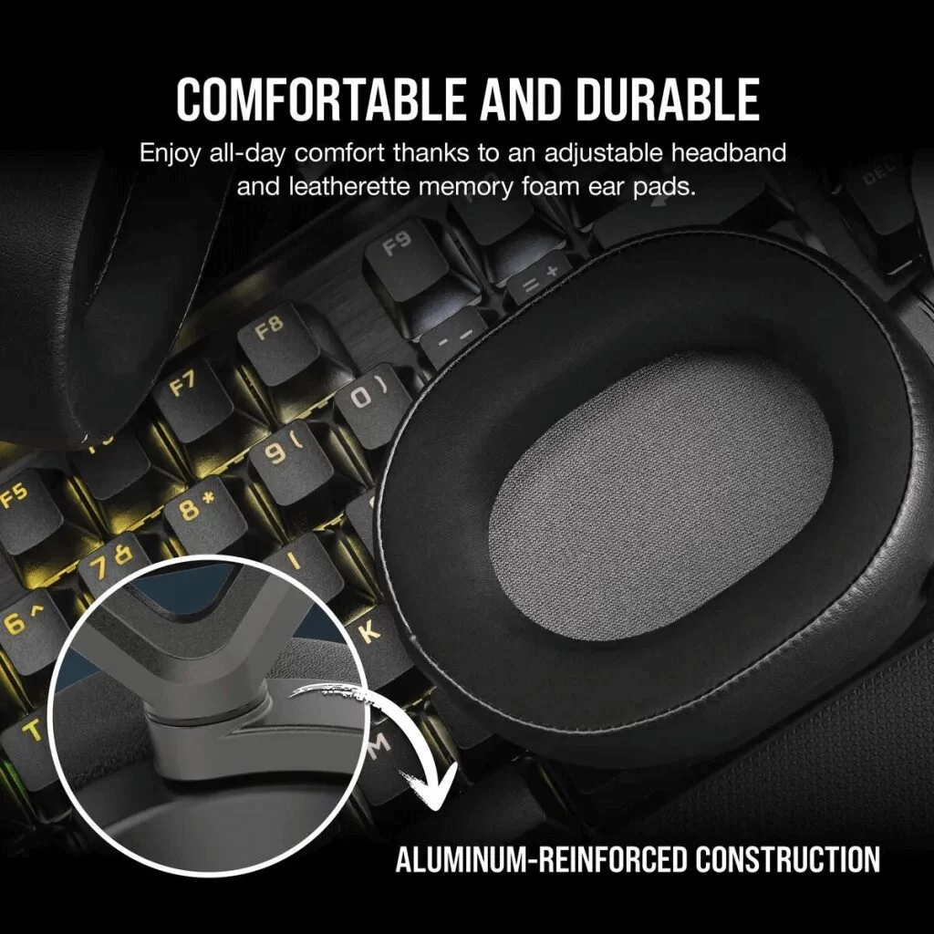 HS65 WIRELESS Gaming Headset Carbon AP 5