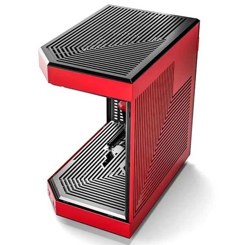 Hyte Y60 Black Red Dual Chamber Modern Aesthetic Case - Black/Red, Mid-Tower ATX size 8 Hyte Y60 Black Red Dual Chamber Modern Aesthetic Case - Black/Red, Mid-Tower ATX size - Ảnh 8