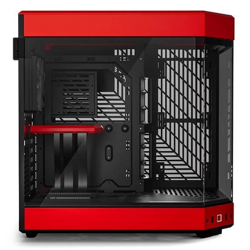 Hyte Y60 Black Red Dual Chamber Modern Aesthetic Case - Black/Red, Mid-Tower ATX size 11 Hyte Y60 Black Red Dual Chamber Modern Aesthetic Case - Black/Red, Mid-Tower ATX size - Ảnh 11