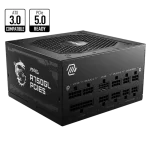 MSI MAG A750GL PCIE5 PSU - 750W, 80 plus Gold, Full-Modular, Flat Cables, Single Rail
