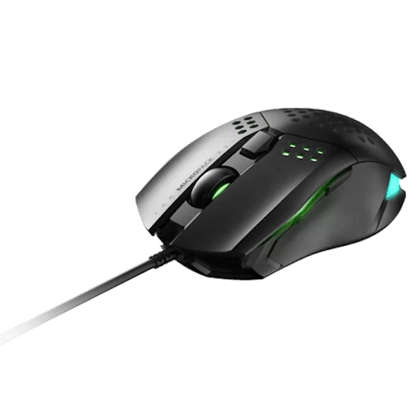 Micopack GM-05 Wired RGB Gaming Mouse - 6200 DPI, Professional optical sensor, 6 buttons, USB 2.0, 7 modes RGB light effect 3 Micopack GM-05 Wired RGB Gaming Mouse - 6200 DPI, Professional optical sensor, 6 buttons, USB 2.0, 7 modes RGB light effect - Ảnh 3
