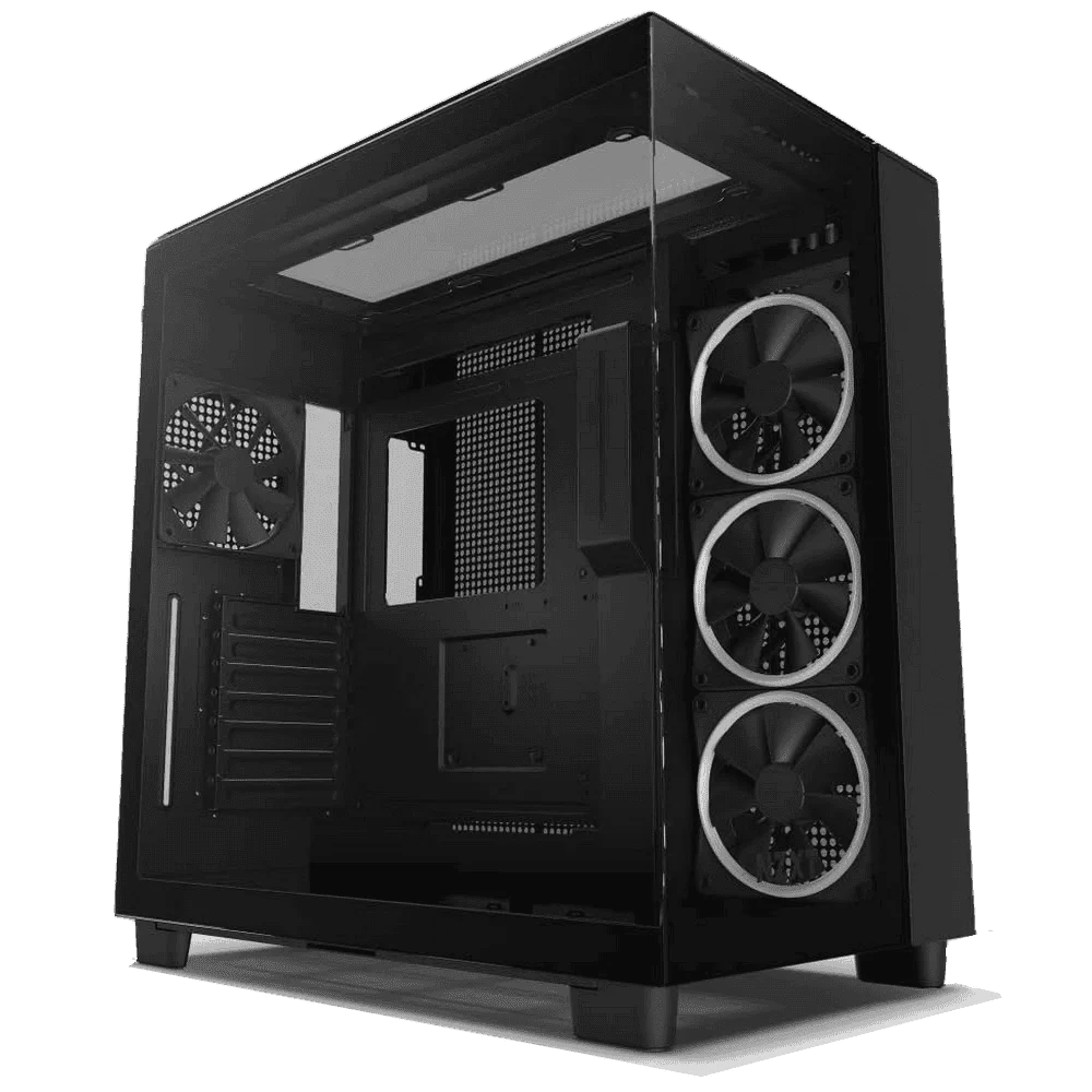 NZXT H9 Elite All White Case - Matte Black 1 NZXT H9 Elite All White Case - Matte Black
