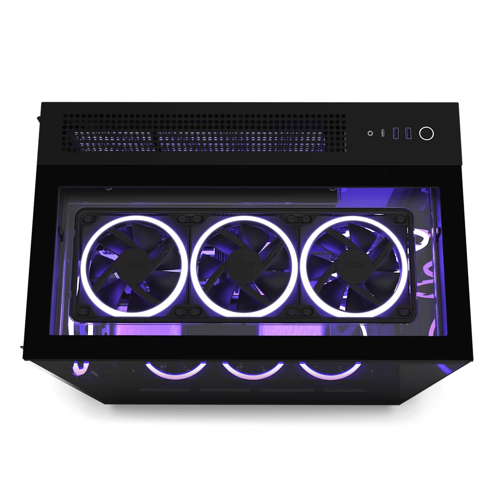 NZXT H9 Elite All White Case - Matte Black 8 NZXT H9 Elite All White Case - Matte Black - Ảnh 8