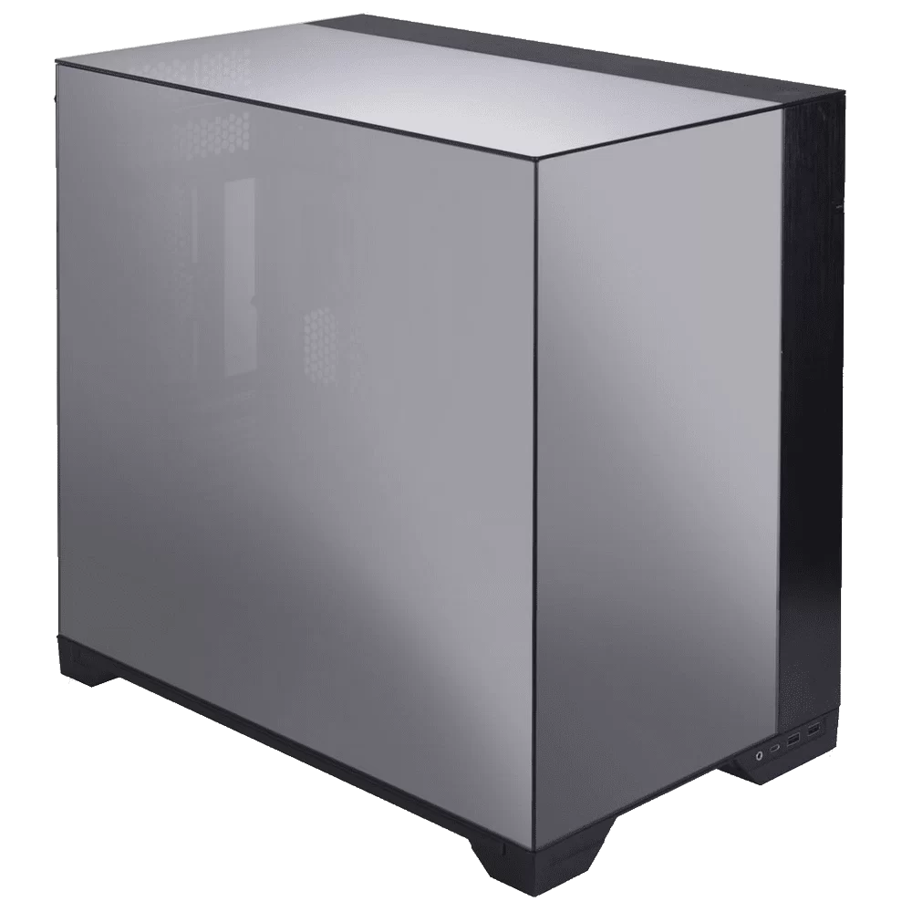 Lian Li O11 Vision Chrome Case - Aluminum, Steel, Tempered Glass ATX Mid Tower