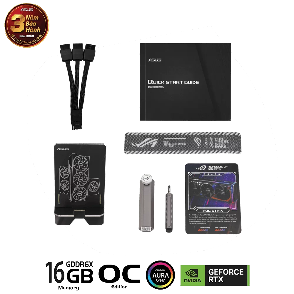 ASUS ROG Strix GeForce RTX 4080 SUPER OC Edition 16GB GDDR6X (ROG-STRIX-RTX4080S-O16G-GAMING) Graphics Card 13 ASUS ROG Strix GeForce RTX 4080 SUPER OC Edition 16GB GDDR6X (ROG-STRIX-RTX4080S-O16G-GAMING) Graphics Card - Ảnh 13