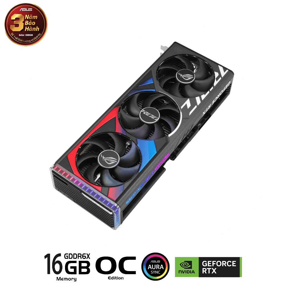 ASUS ROG Strix GeForce RTX 4080 SUPER OC Edition 16GB GDDR6X (ROG-STRIX-RTX4080S-O16G-GAMING) Graphics Card 8 ASUS ROG Strix GeForce RTX 4080 SUPER OC Edition 16GB GDDR6X (ROG-STRIX-RTX4080S-O16G-GAMING) Graphics Card - Ảnh 8