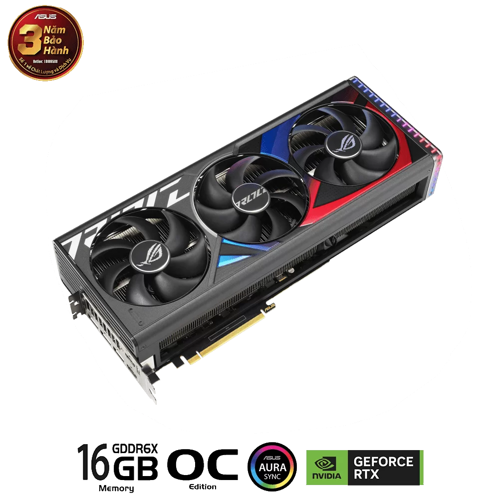 ASUS ROG Strix GeForce RTX 4080 SUPER OC Edition 16GB GDDR6X (ROG-STRIX-RTX4080S-O16G-GAMING) Graphics Card 6 ASUS ROG Strix GeForce RTX 4080 SUPER OC Edition 16GB GDDR6X (ROG-STRIX-RTX4080S-O16G-GAMING) Graphics Card - Ảnh 6