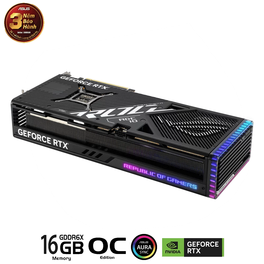 ASUS ROG Strix GeForce RTX 4080 SUPER OC Edition 16GB GDDR6X (ROG-STRIX-RTX4080S-O16G-GAMING) Graphics Card 12 ASUS ROG Strix GeForce RTX 4080 SUPER OC Edition 16GB GDDR6X (ROG-STRIX-RTX4080S-O16G-GAMING) Graphics Card - Ảnh 12