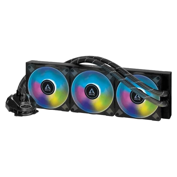 ARCTIC Liquid Freezer II 360 A-RGB AIO Liquid CPU Cooler - Black, 360mm Radiator, PWM-Controlled Pump, Fan Speed: 200-1800 RPM, AM5 - LGA1700 Compatible 3 ARCTIC Liquid Freezer II 360 A-RGB AIO Liquid CPU Cooler - Black, 360mm Radiator, PWM-Controlled Pump, Fan Speed: 200-1800 RPM, AM5 - LGA1700 Compatible - Ảnh 3