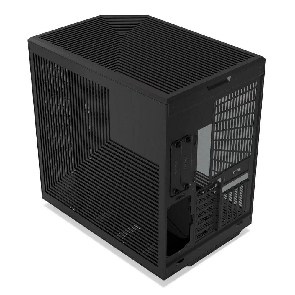 Hyte Y70 Touch Black Dual Chamber Modern Aesthetic Case - Black/Black Mid-Tower ATX size, 14.1" Integrated Touchscreen, Massive 4 Slot Vertical Graphics, Included Luxury PCIE 4.0 Riser Cable 4 Hyte Y70 Touch Black Dual Chamber Modern Aesthetic Case - Black/Black Mid-Tower ATX size, 14.1" Integrated Touchscreen, Massive 4 Slot Vertical Graphics, Included Luxury PCIE 4.0 Riser Cable - Ảnh 4