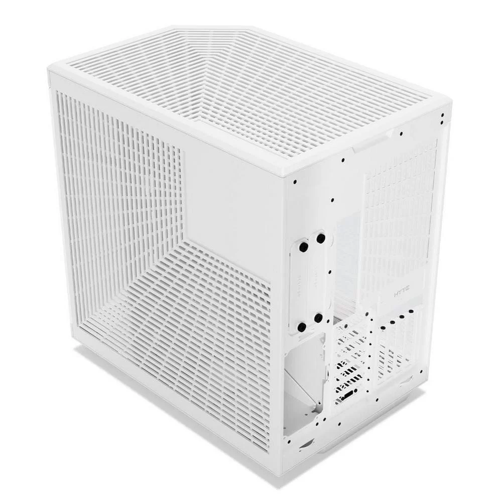 Hyte Y70 Touch Snow White Dual Chamber Modern Aesthetic Case - White/White Mid-Tower ATX size, 14.1" Integrated Touchscreen, Massive 4 Slot Vertical Graphics, Included Luxury PCIE 4.0 Riser Cable 6 Hyte Y70 Touch Snow White Dual Chamber Modern Aesthetic Case - White/White Mid-Tower ATX size, 14.1" Integrated Touchscreen, Massive 4 Slot Vertical Graphics, Included Luxury PCIE 4.0 Riser Cable - Ảnh 6