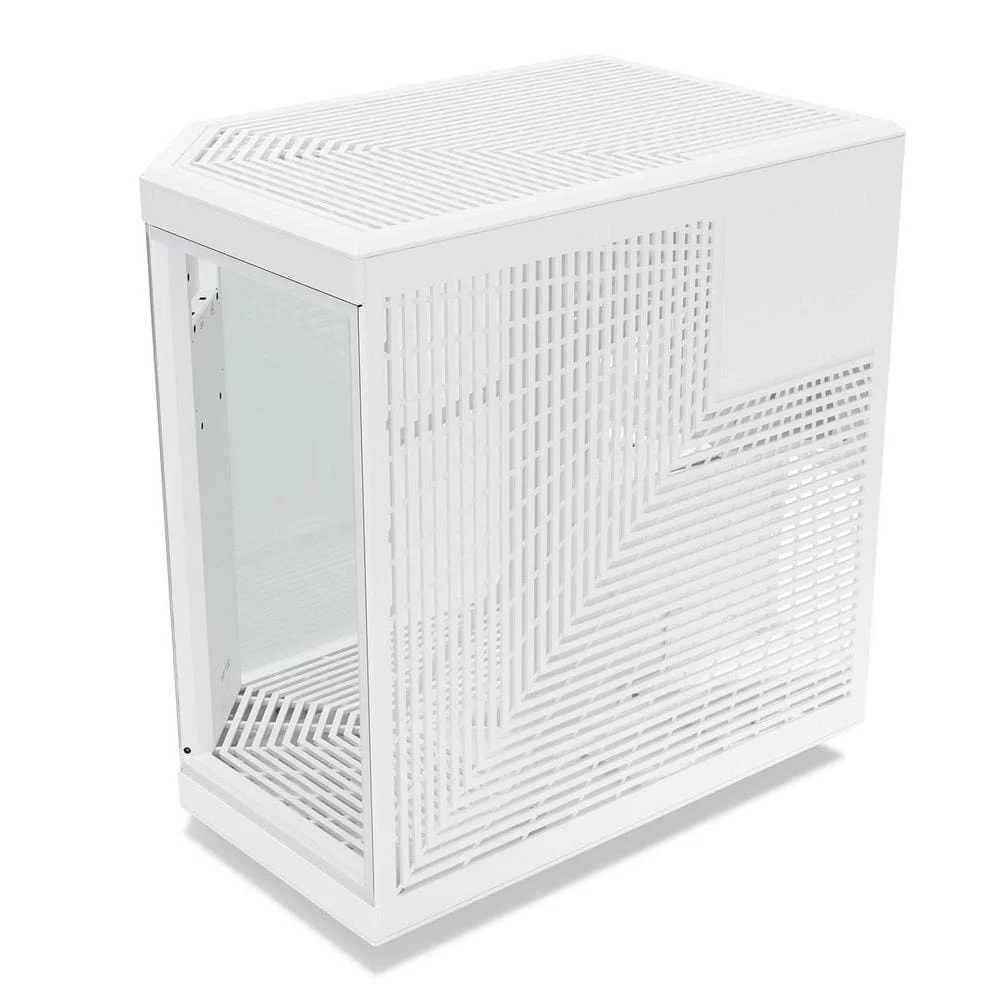 Hyte Y70 Touch Snow White Dual Chamber Modern Aesthetic Case - White/White Mid-Tower ATX size, 14.1" Integrated Touchscreen, Massive 4 Slot Vertical Graphics, Included Luxury PCIE 4.0 Riser Cable 4 Hyte Y70 Touch Snow White Dual Chamber Modern Aesthetic Case - White/White Mid-Tower ATX size, 14.1" Integrated Touchscreen, Massive 4 Slot Vertical Graphics, Included Luxury PCIE 4.0 Riser Cable - Ảnh 4