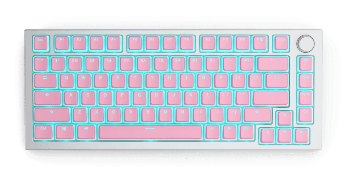 glorious keycaps aura v2 gmmk pro pink