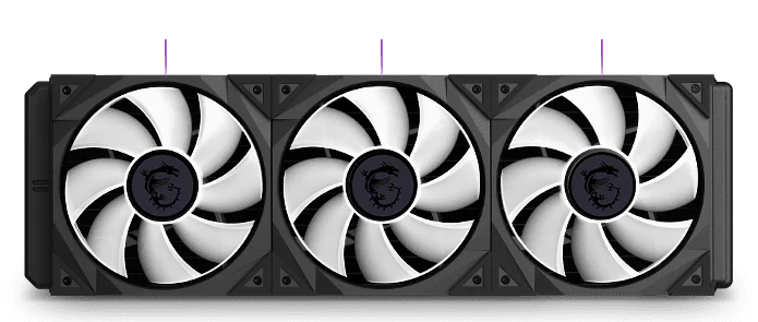 three fan colors