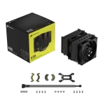 CORSAIR A115 Twin Tower CPU Air Cooler - 2x 140mm AF140 ELITE fans, 6 heatpipes 19 A115 AIR COOLER 07