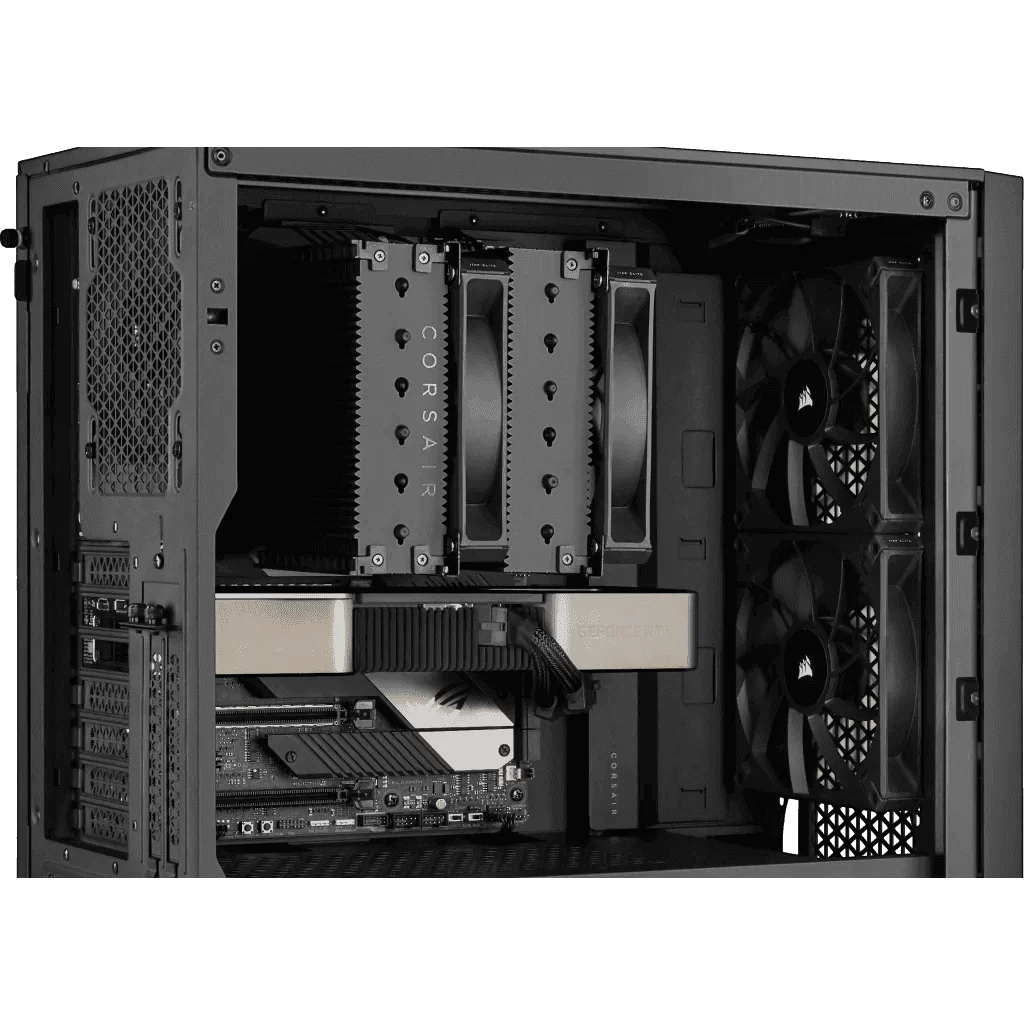CORSAIR A115 Twin Tower CPU Air Cooler - 2x 140mm AF140 ELITE fans, 6 heatpipes 11 CORSAIR A115 Twin Tower CPU Air Cooler - 2x 140mm AF140 ELITE fans, 6 heatpipes - Ảnh 11