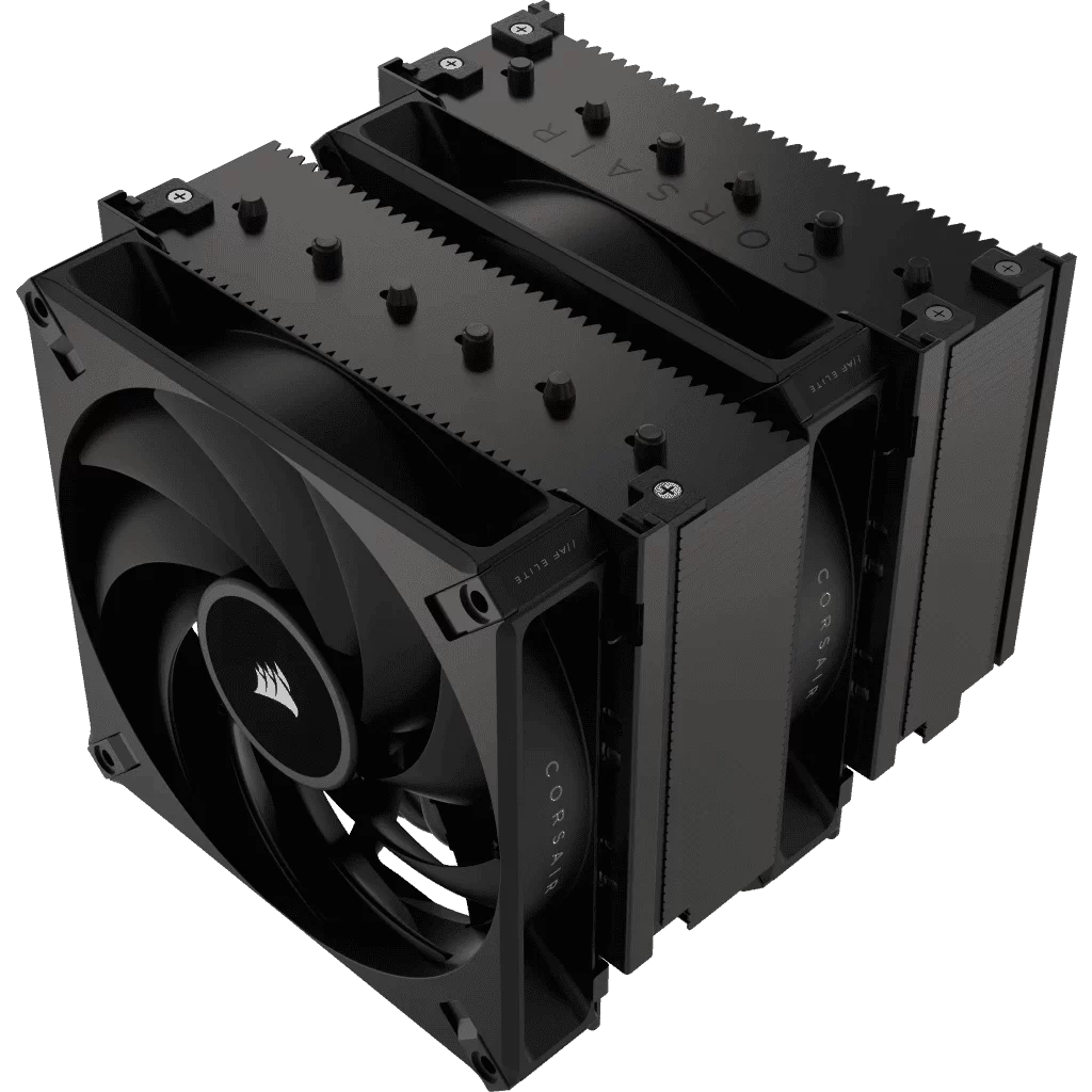 CORSAIR A115 Twin Tower CPU Air Cooler - 2x 140mm AF140 ELITE fans, 6 heatpipes 3 CORSAIR A115 Twin Tower CPU Air Cooler - 2x 140mm AF140 ELITE fans, 6 heatpipes - Ảnh 3