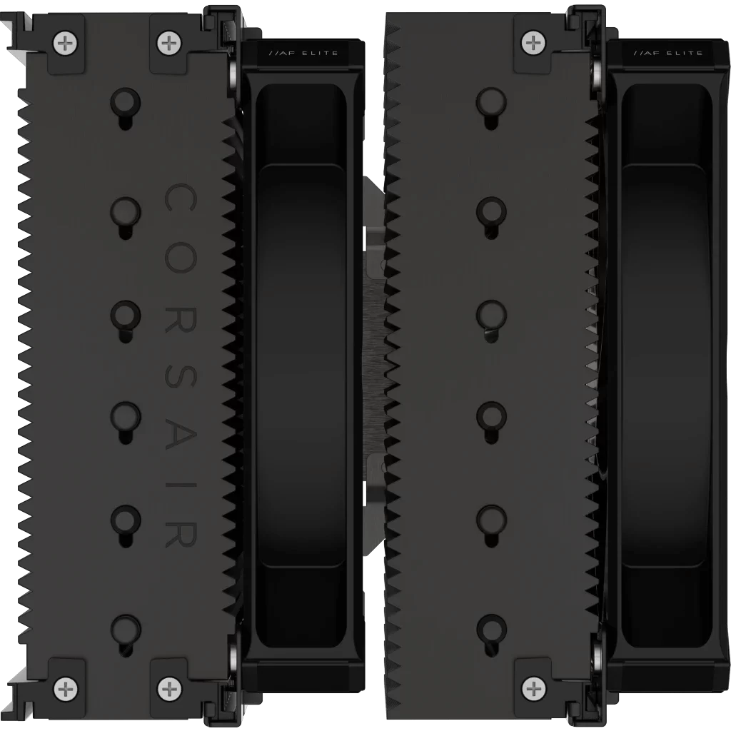 CORSAIR A115 Twin Tower CPU Air Cooler - 2x 140mm AF140 ELITE fans, 6 heatpipes 5 CORSAIR A115 Twin Tower CPU Air Cooler - 2x 140mm AF140 ELITE fans, 6 heatpipes - Ảnh 5