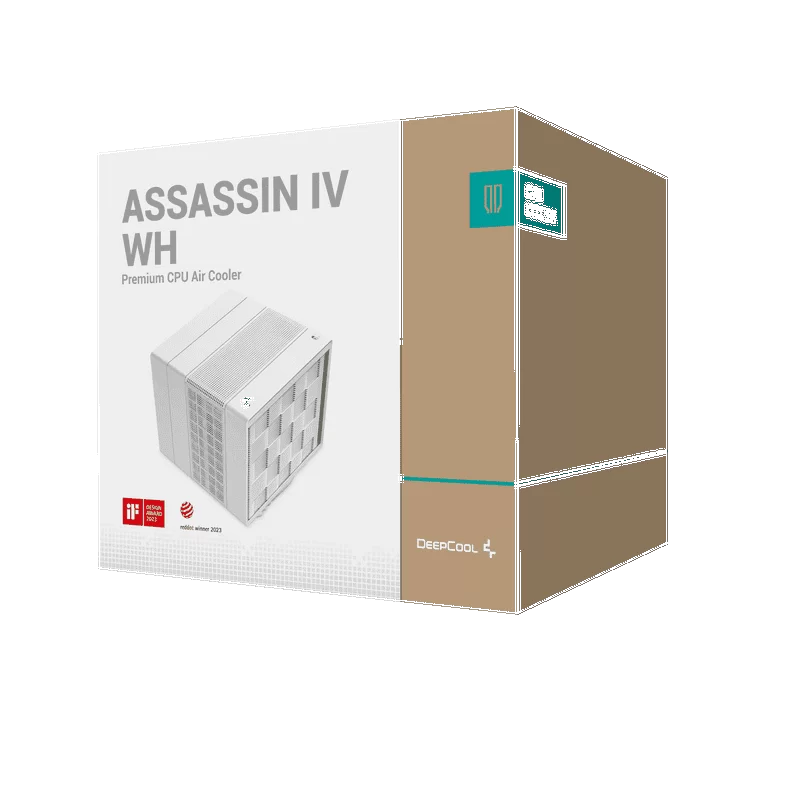 DEEPCOOL ASSASSIN IV White CPU Air Cooler - 7 Heatpipes, Dual Tower, 120 + 140mm FDB fans 9 DEEPCOOL ASSASSIN IV White CPU Air Cooler - 7 Heatpipes, Dual Tower, 120 + 140mm FDB fans - Ảnh 9