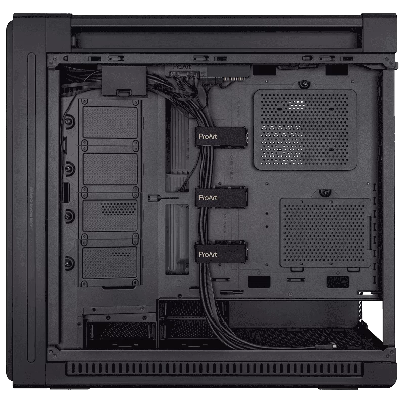 ASUS ProArt PA602 E-ATX PC Case - Black, 420mm radiator, USB 20Gbps support 12 ASUS ProArt PA602 E-ATX PC Case - Black, 420mm radiator, USB 20Gbps support - Ảnh 12