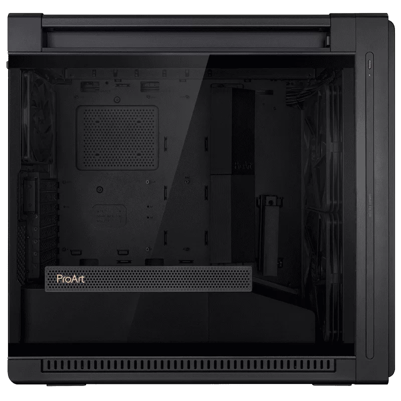ASUS ProArt PA602 E-ATX PC Case - Black, 420mm radiator, USB 20Gbps support 10 ASUS ProArt PA602 E-ATX PC Case - Black, 420mm radiator, USB 20Gbps support - Ảnh 10
