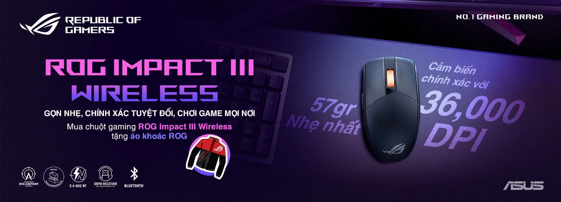 ROG Impact III get rog jacket
