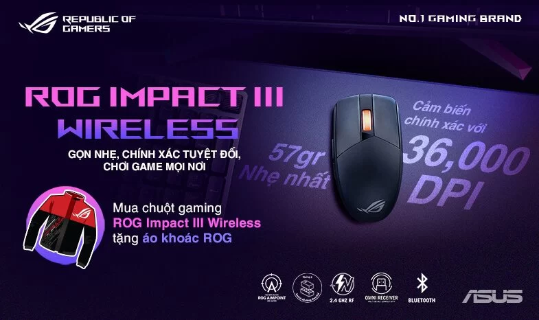 ROG Impact III get rog jacket