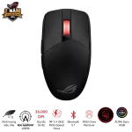 ASUS ROG Strix Impact III Wireless Gaming Mouse - Black, ultralight 57g, Dual wireless connectivity, ROG Omni Receiver, The ROG AimPoint optical sensor, 450 hours