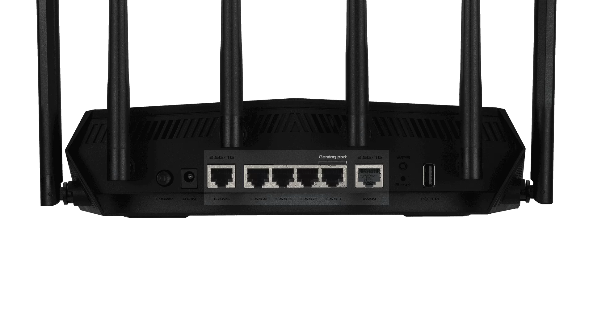 TUF AX6000 I O port focused