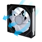 Lian Li UNI FAN SL-INF 120 Reverse Blade Single Black Fan (UF-RSLIN120-1B BLACK) - 1x120mm, Reversed Blade fan 11 UNI FAN SL INF REVERSE BLADE BLACK 4