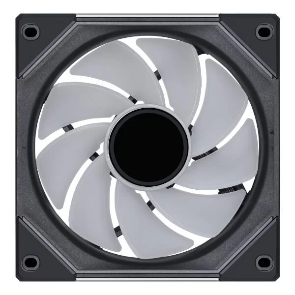 Lian Li UNI FAN SL-INF 120 Reverse Blade Single Black Fan (UF-RSLIN120-1B BLACK) - 1x120mm, Reversed Blade fan 7 Lian Li UNI FAN SL-INF 120 Reverse Blade Single Black Fan (UF-RSLIN120-1B BLACK) - 1x120mm, Reversed Blade fan - Ảnh 7