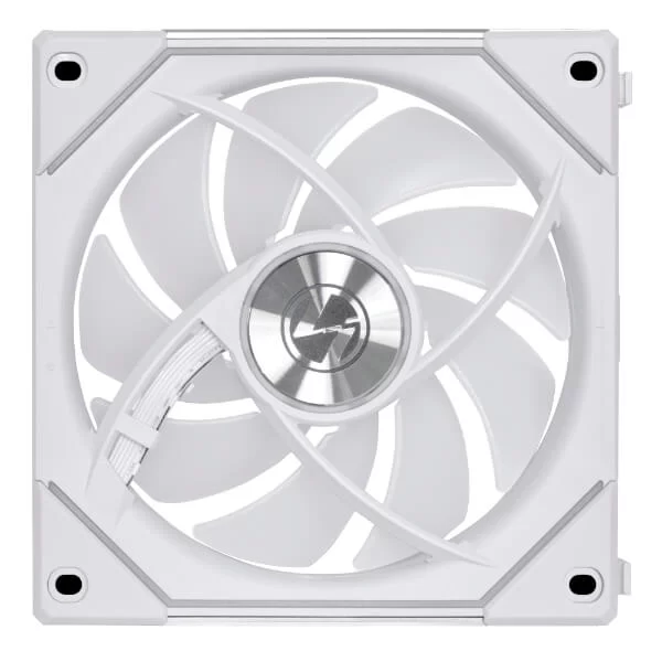 Lian Li UNI FAN SL-INF 120 Reverse Blade Single White Fan (UF-RSLIN120-1W WHITE) - 1x120mm, Reversed Blade fan 6 Lian Li UNI FAN SL-INF 120 Reverse Blade Single White Fan (UF-RSLIN120-1W WHITE) - 1x120mm, Reversed Blade fan - Ảnh 6