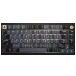 CORSAIR K65 PLUS WIRELESS Black Gold Gaming Keyboard - 75% RGB, PreLub MLX Red Linear Switches, Top Mounted, Dual-Layer Sound Dampening, PBT Keycaps, QWERTY NA