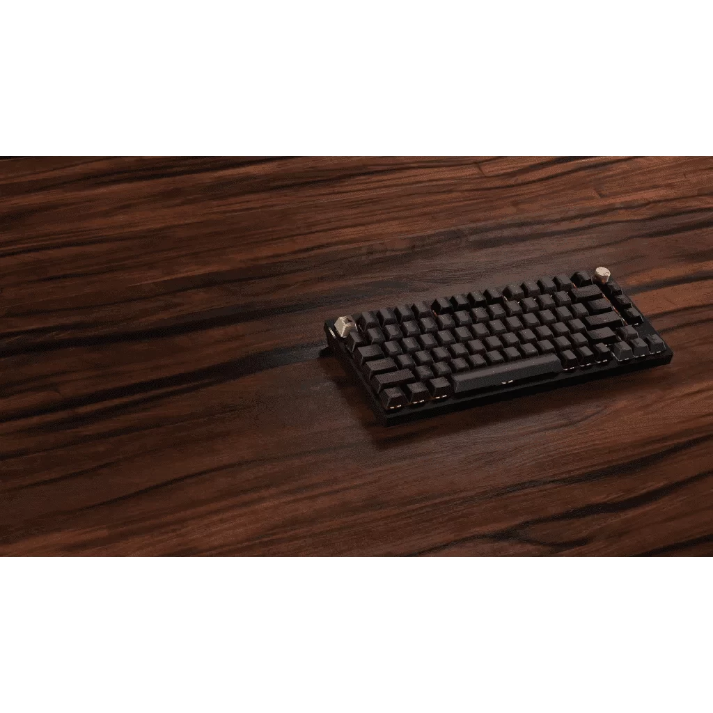 CORSAIR K65 PLUS WIRELESS Black Gold Gaming Keyboard - 75% RGB, PreLub MLX Red Linear Switches, Top Mounted, Dual-Layer Sound Dampening, PBT Keycaps, QWERTY NA 3 CORSAIR K65 PLUS WIRELESS Black Gold Gaming Keyboard - 75% RGB, PreLub MLX Red Linear Switches, Top Mounted, Dual-Layer Sound Dampening, PBT Keycaps, QWERTY NA - Ảnh 3